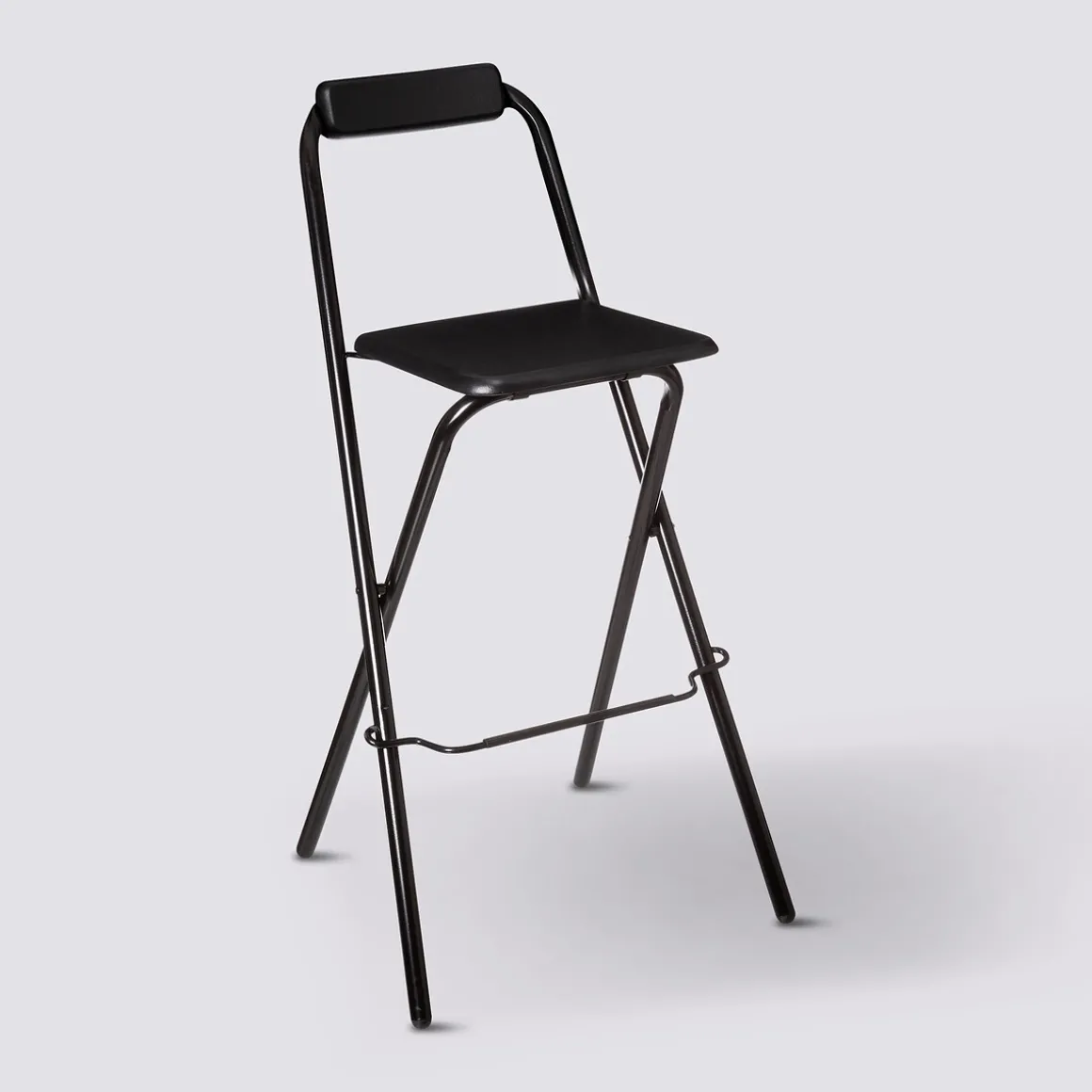 Chaise de bar pliante, Noir