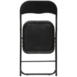 Chaise pliante en velours, Noir