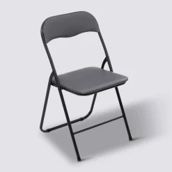 Chaise pliante, Gris clair