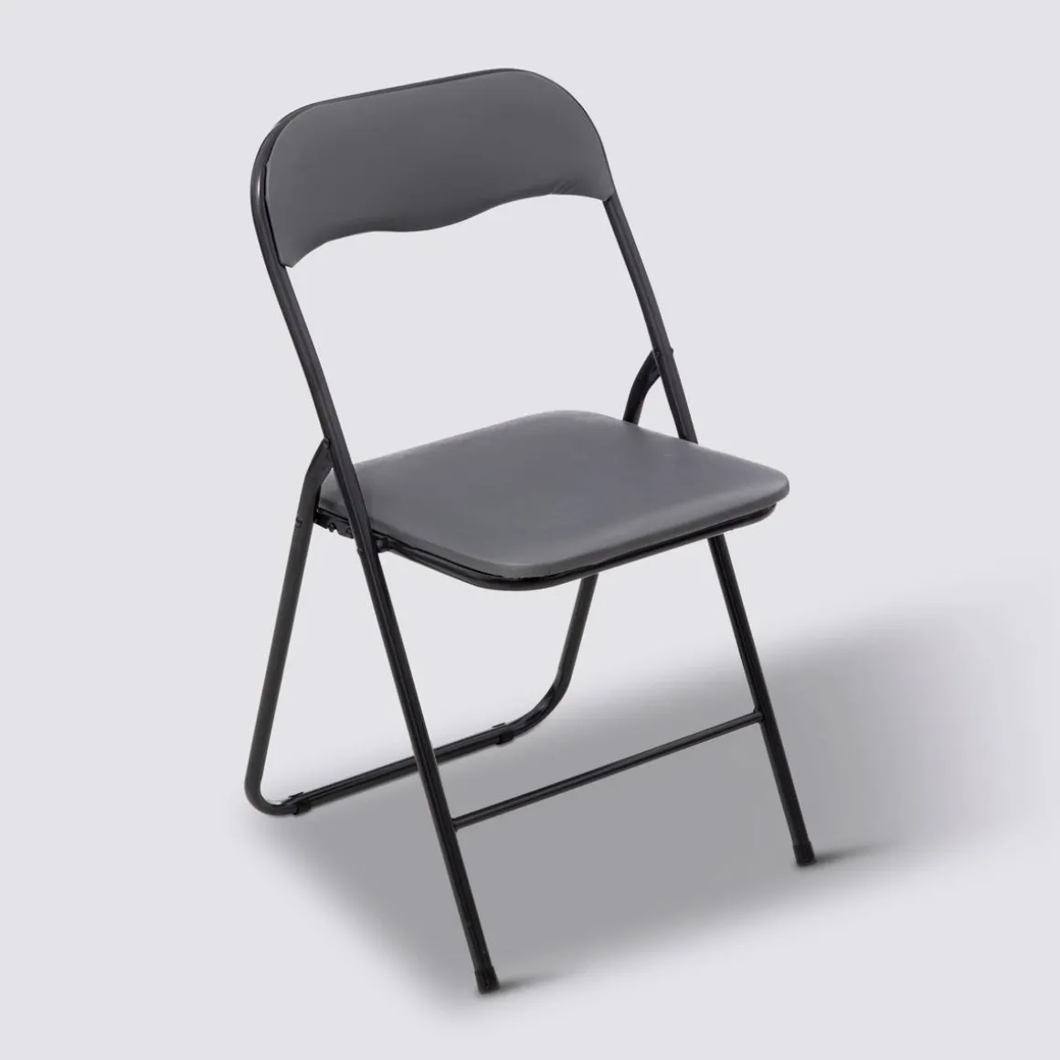 Chaise pliante, Gris clair