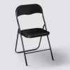 Chaise pliante, Noir