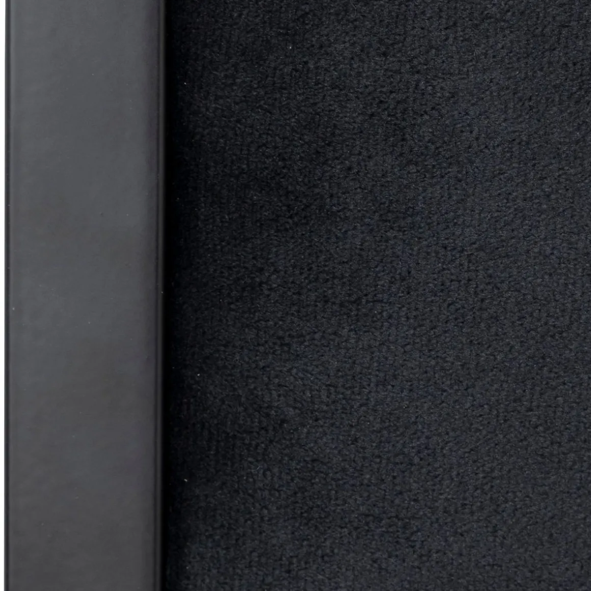 Chaise pliante velours, Noir