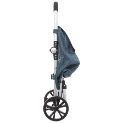 Chariot de course pliable 2 roues, Bleu pérole