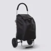 Chariot de course pliable 2 roues, Noir