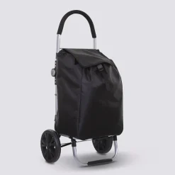 Chariot de course pliable 2 roues, Noir