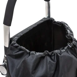 Chariot de course pliable 2 roues, Noir