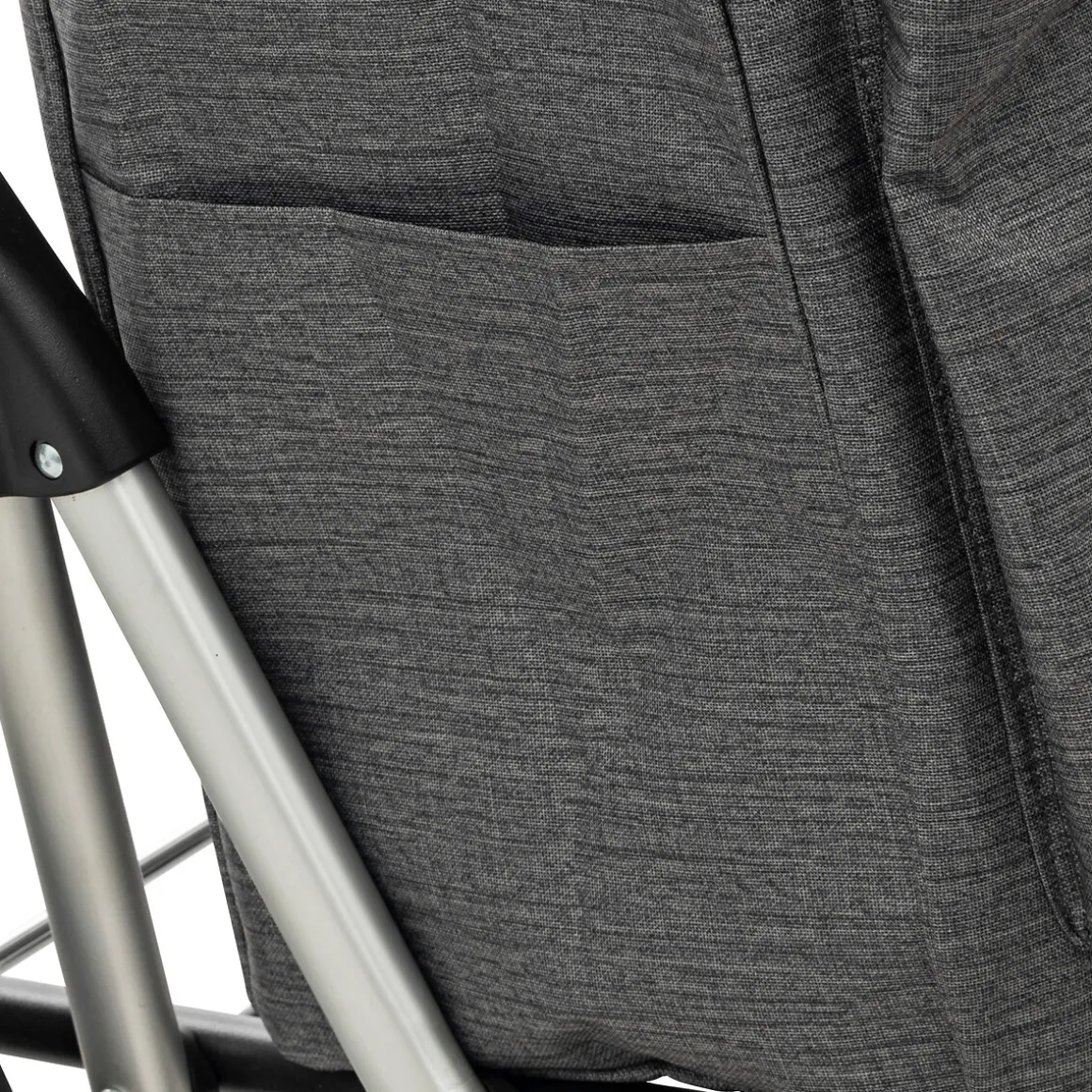 Chariot pliant 4 roues, Gris