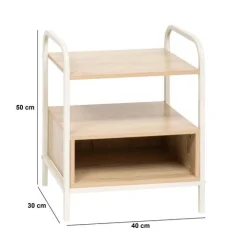 Chevet, 2 niveaux, Beige