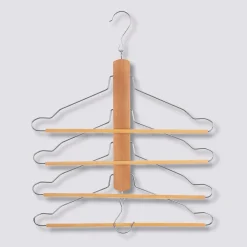 Cintre 4 pantalons en bois