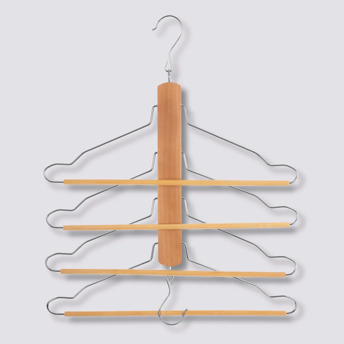 Cintre 4 pantalons en bois