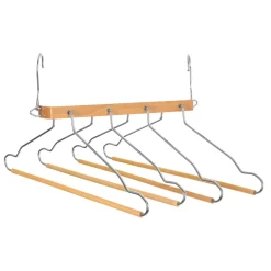 Cintre 4 pantalons en bois