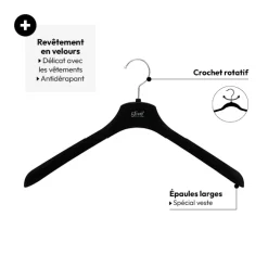 Cintre pour veste, Feutrine