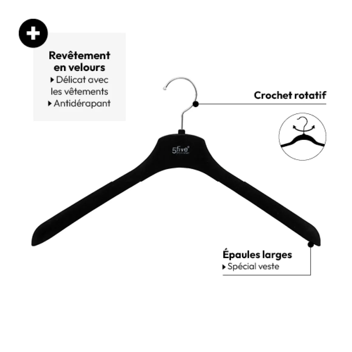Cintre pour veste, Feutrine