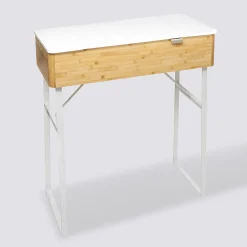 Coiffeuse avec miroir, bambou
