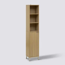 Colonne 1 porte, Effet bois naturel