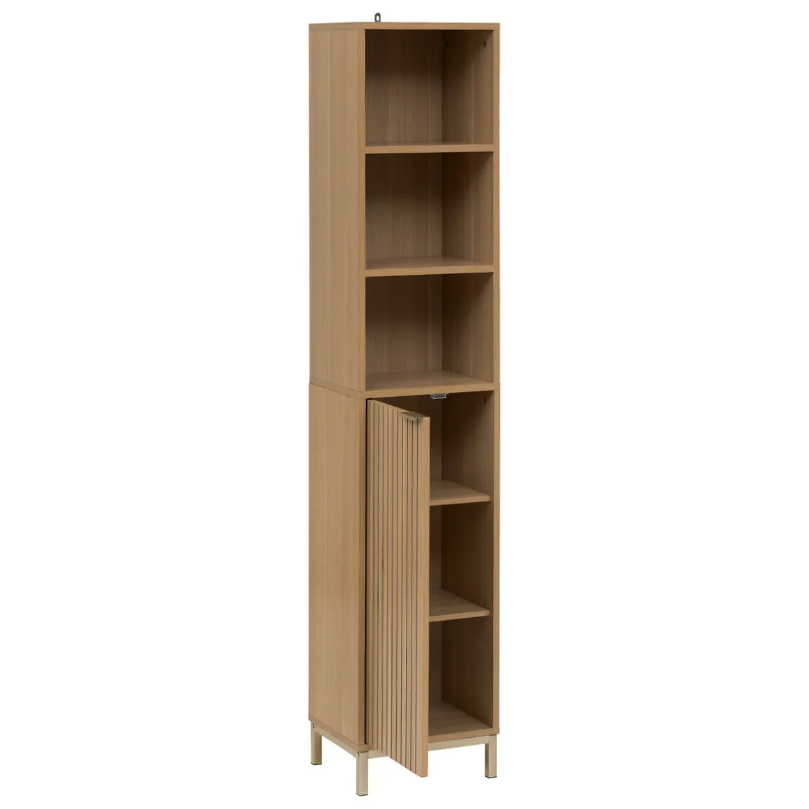 Colonne 1 porte, Effet bois naturel