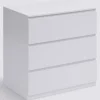 Commode 3 tiroirs, Blanc