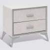 Commode 2 tiroirs, Gris