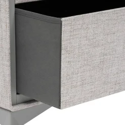 Commode 2 tiroirs, Gris