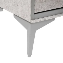 Commode 2 tiroirs, Gris