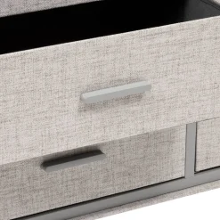 Commode 6 tiroirs, Gris