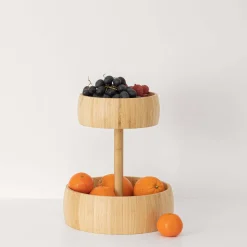 Corbeille à fruits 2 niveaux
