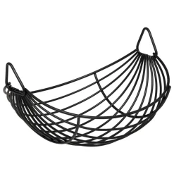 Corbeille à fruits, L.34,5 cm, Noir