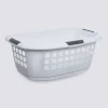 Corbeille à linge 51L, Blanc