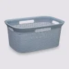 Corbeille à linge 45L, Gris
