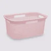 Corbeille à linge 45L, Rose