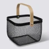 Corbeille carré avec anse 25cm