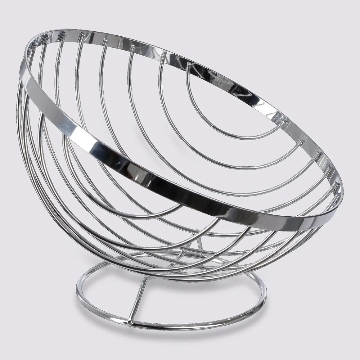 Corbeille en acier chromé 26,5 cm