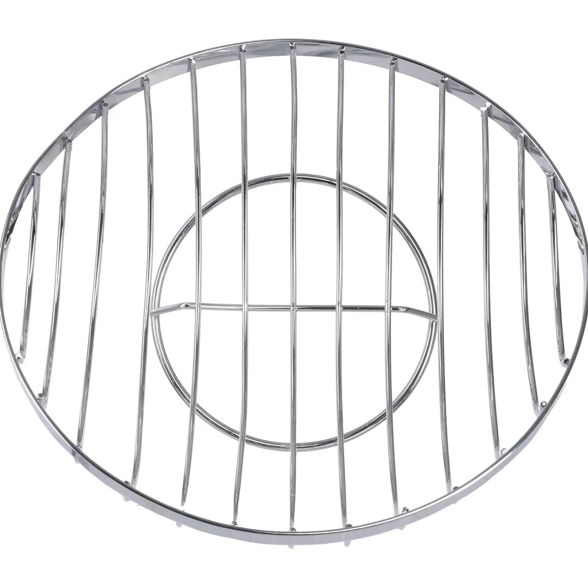 Corbeille en acier chromé 26,5 cm