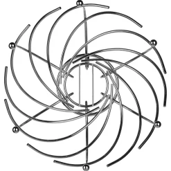 Corbeille spirale en métal 30 cm
