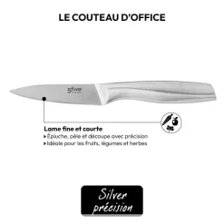 Couteau d'office inox - lame 9,3m