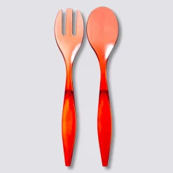 Couverts à salade, Rouge nacarat