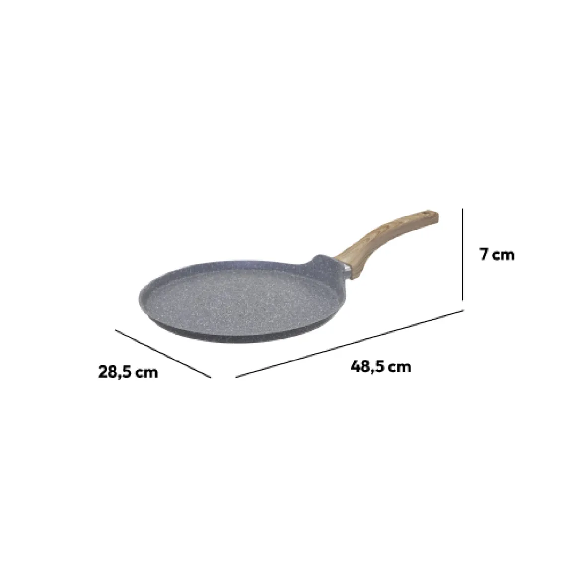 Crêpière Aluminium forgé, 28 cm