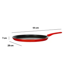 Crêpière Inox, 28 cm
