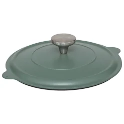 Cuiseur vapeur fonte d'aluminium vert, 24cm