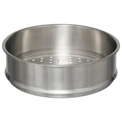 Cuiseur vapeur fonte d'aluminium gris, 24cm