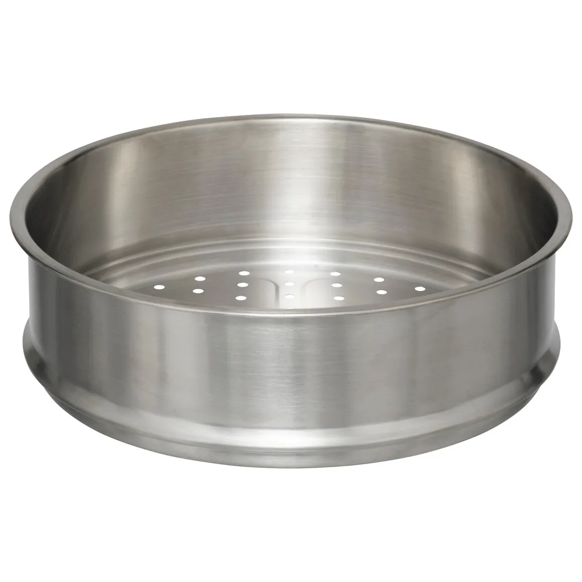 Cuiseur vapeur fonte d'aluminium gris, 24cm