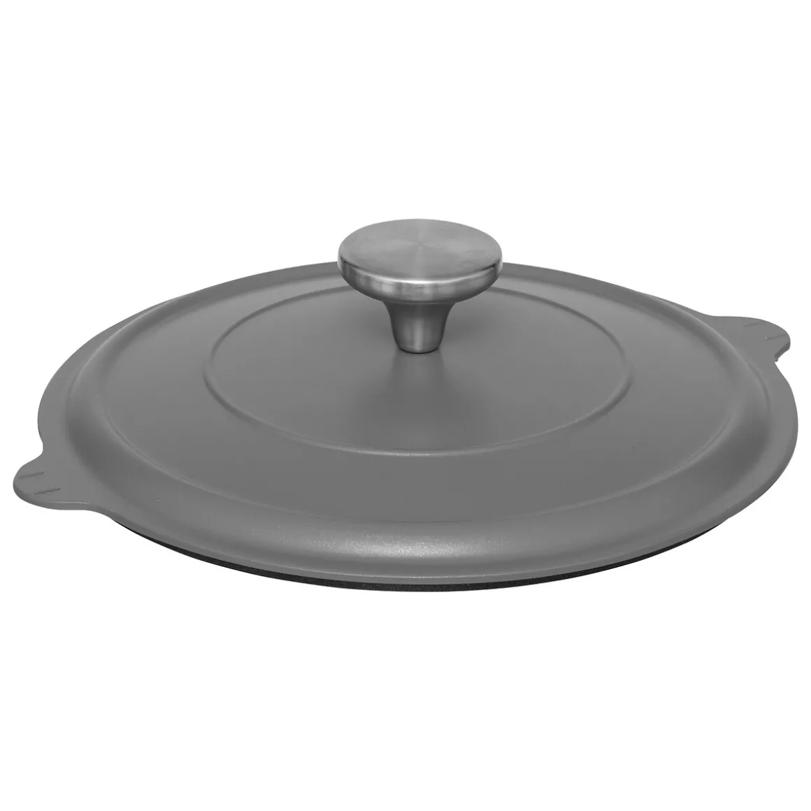 Cuiseur vapeur fonte d'aluminium gris, 24cm