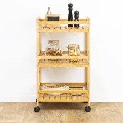 Desserte 3 niveaux moyen modèle, Bambou