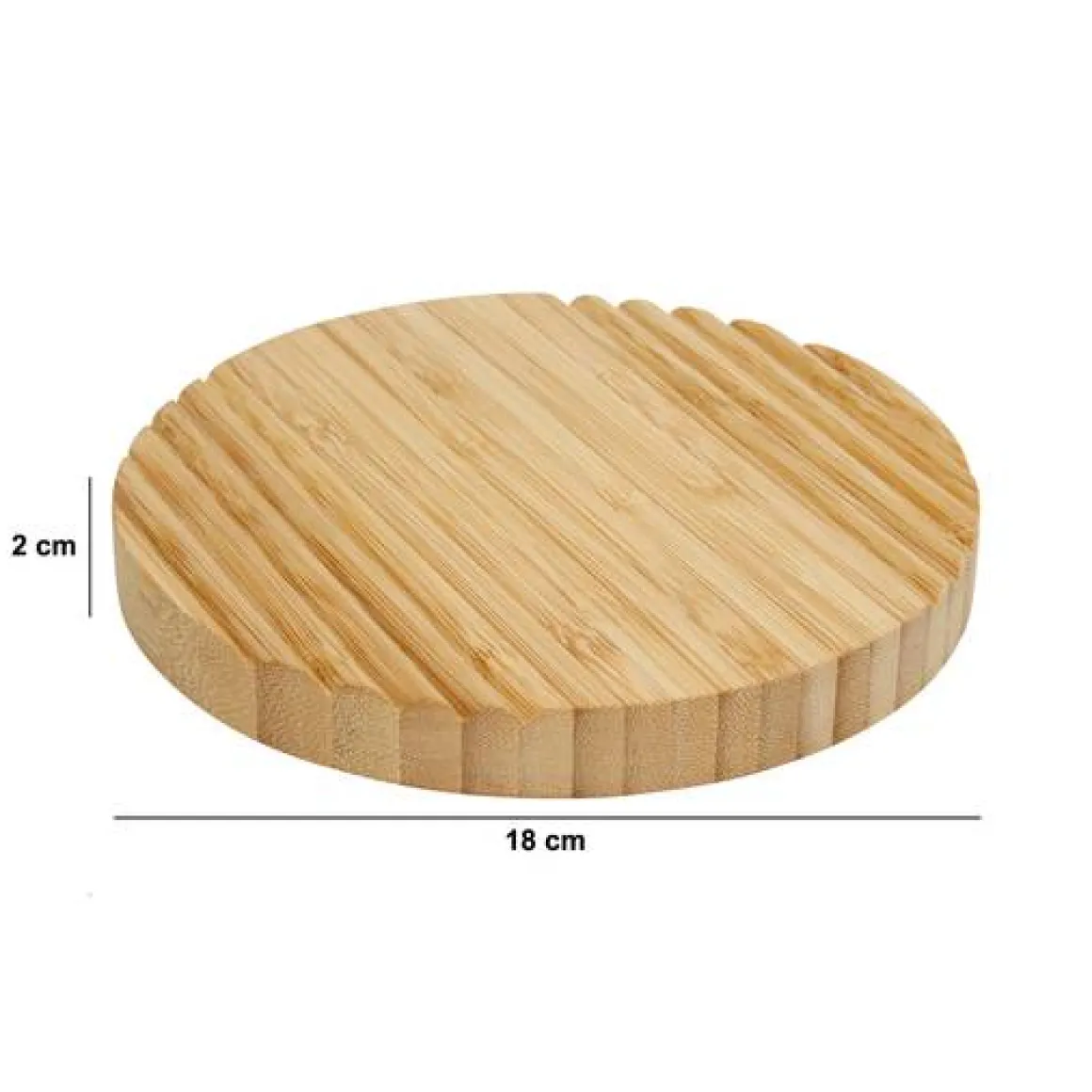 Dessous de plat, L.18 cm, Beige