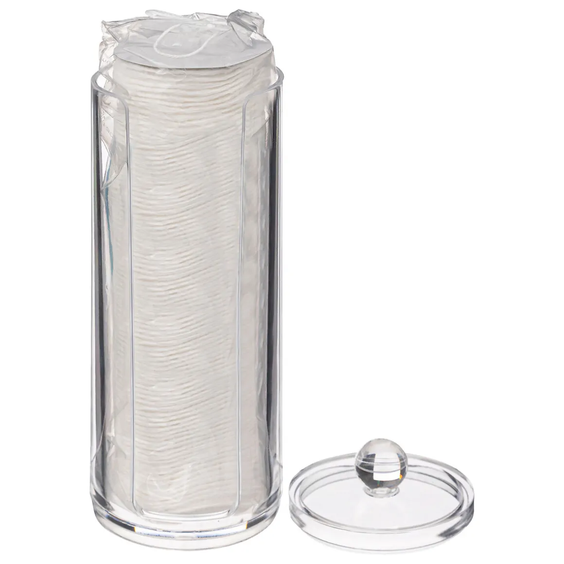 Distributeur de coton, Transparent