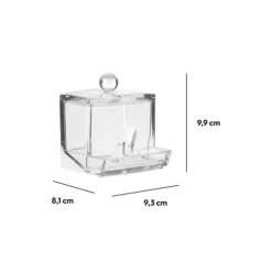 Distributeur de cotons-tiges, Transparent