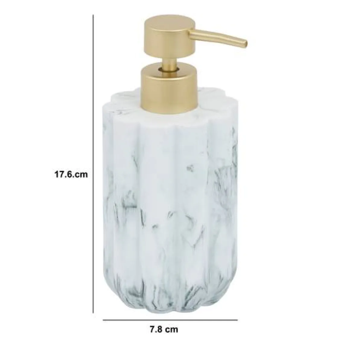 Distributeur de savon, 250 ml, Blanc