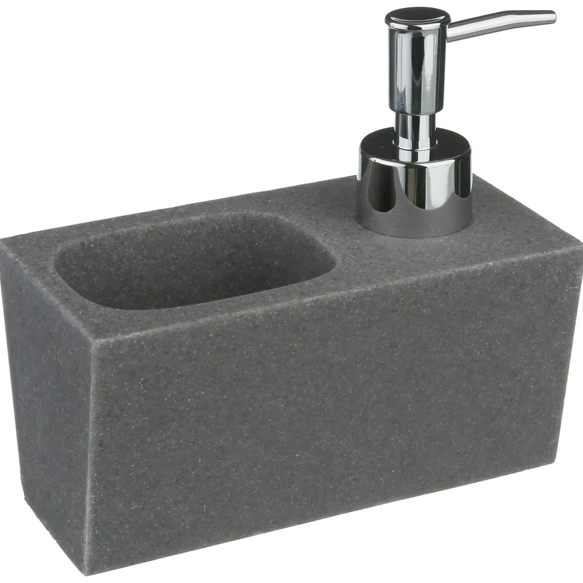 Distributeur de savon avec éponge 170ml, Noir
