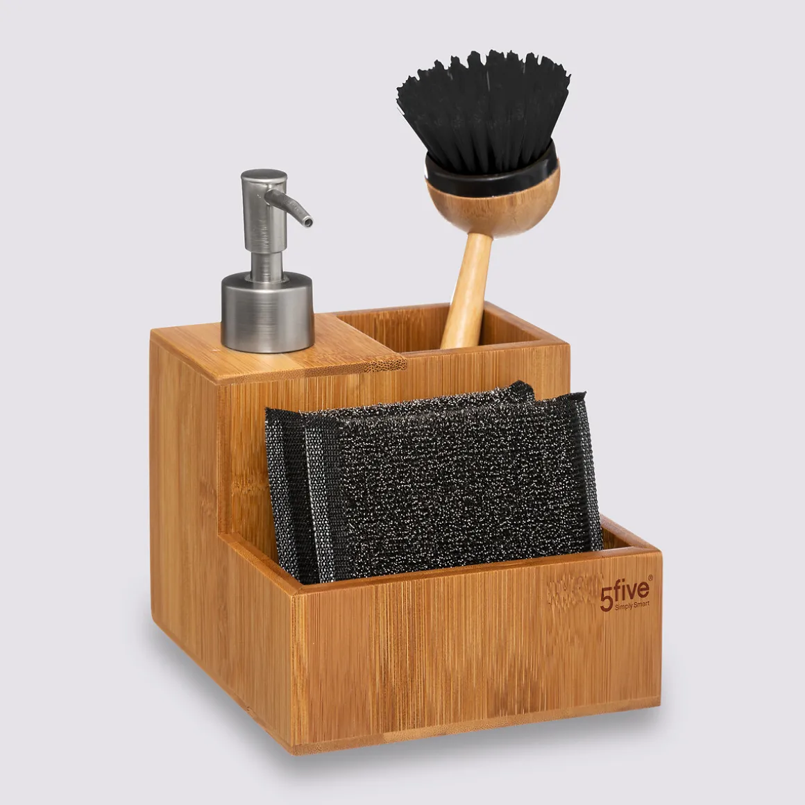 Distributeur de savon avec brosse, éponge