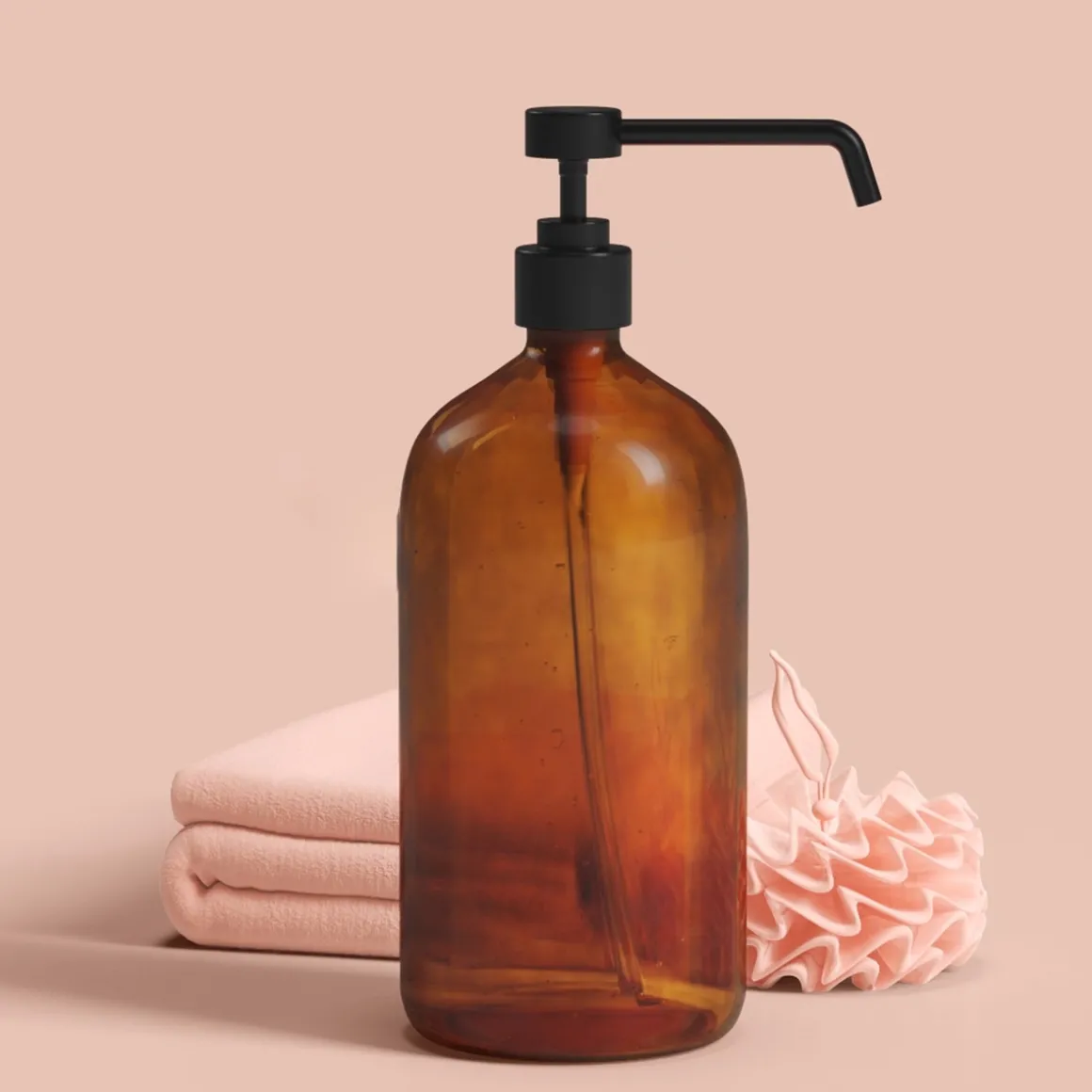 Distributeur de savon 1L, Marron